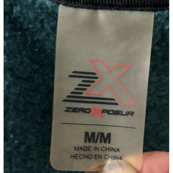 Zeroxposure Women's M  Hooded Full Zip Pocket Jasper Teal Green Black Jacket - Picture 9 of 10